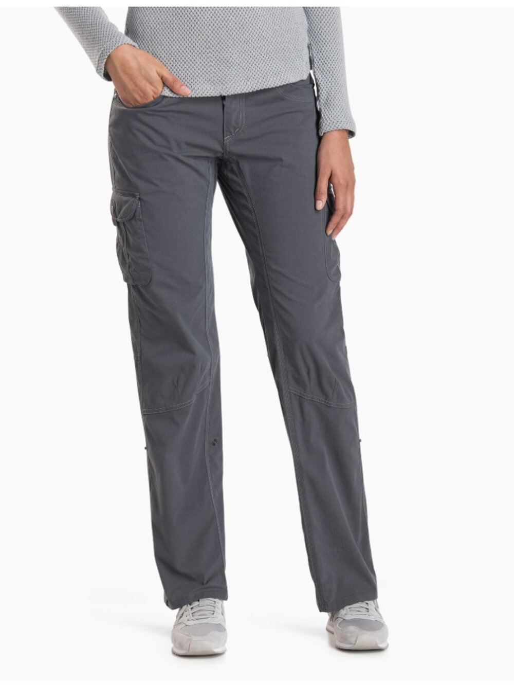 NWOT Kuhl Hiking Legendary Pants Splash Metro Grey - Size 6 Regular